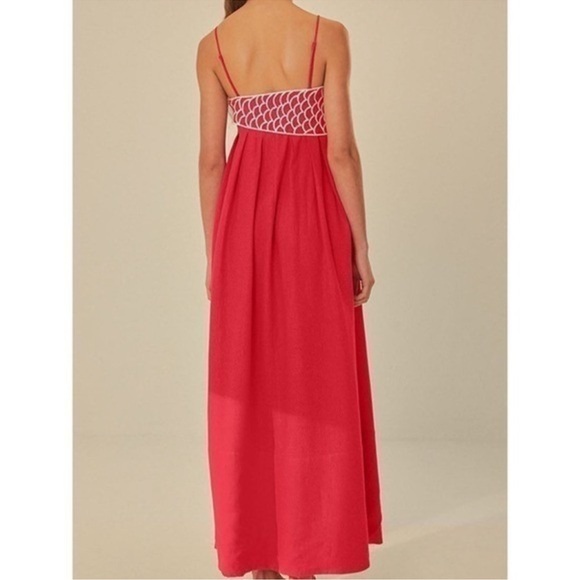 Commense Embroidered Fish Semi-Sheer Cami Dress - Picture 11 of 14